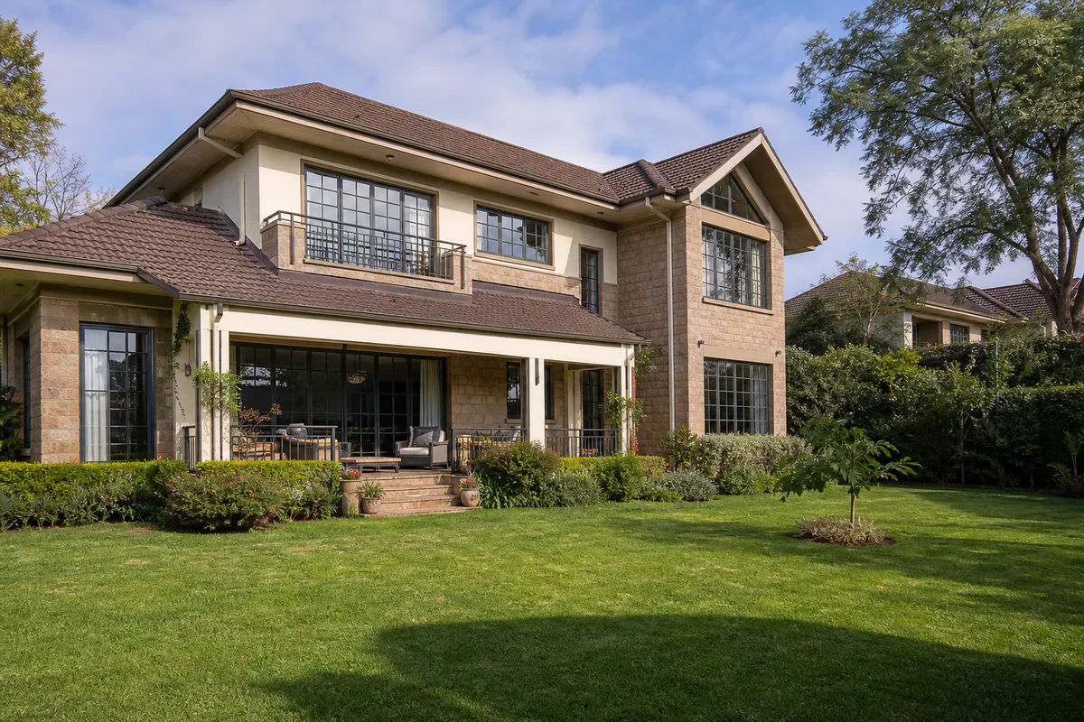 Demonstration view of Family House with Garden